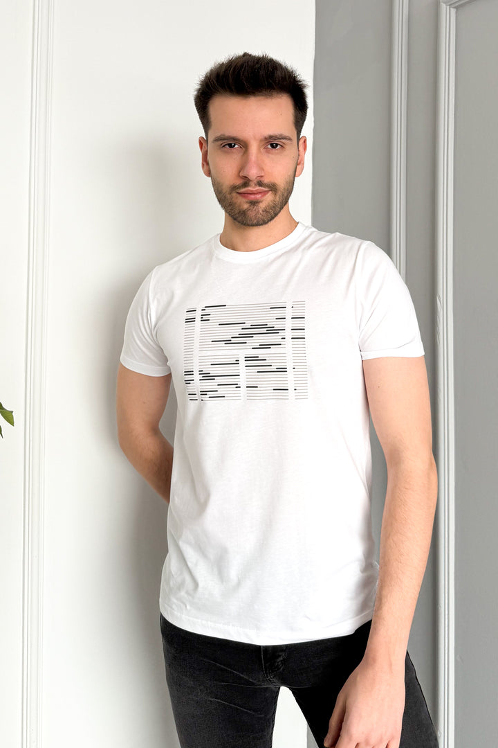 MPL Men's Bicycle Collar Printed T-shirt 3070 - Chandler