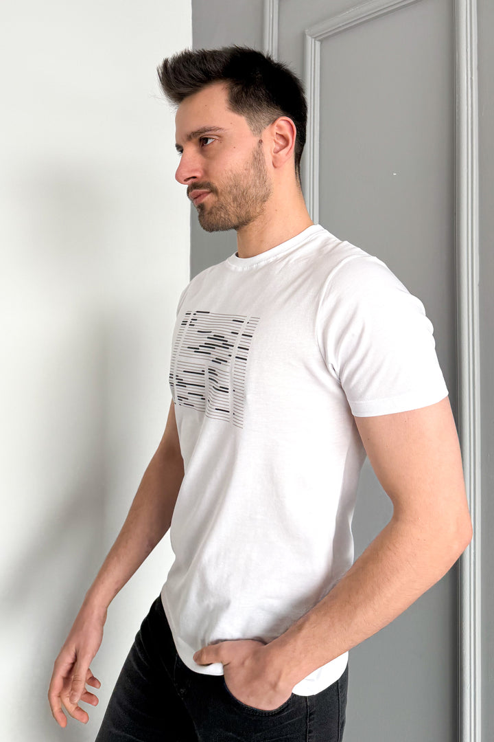 MPL Men's Bicycle Collar Printed T-shirt 3070 - Chandler