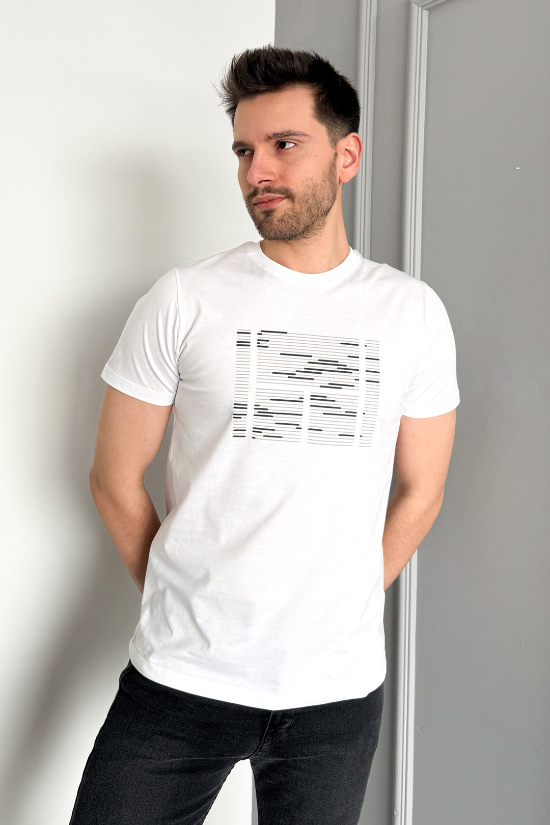 MPL Men's Bicycle Collar Printed T-shirt 3070 - Chandler