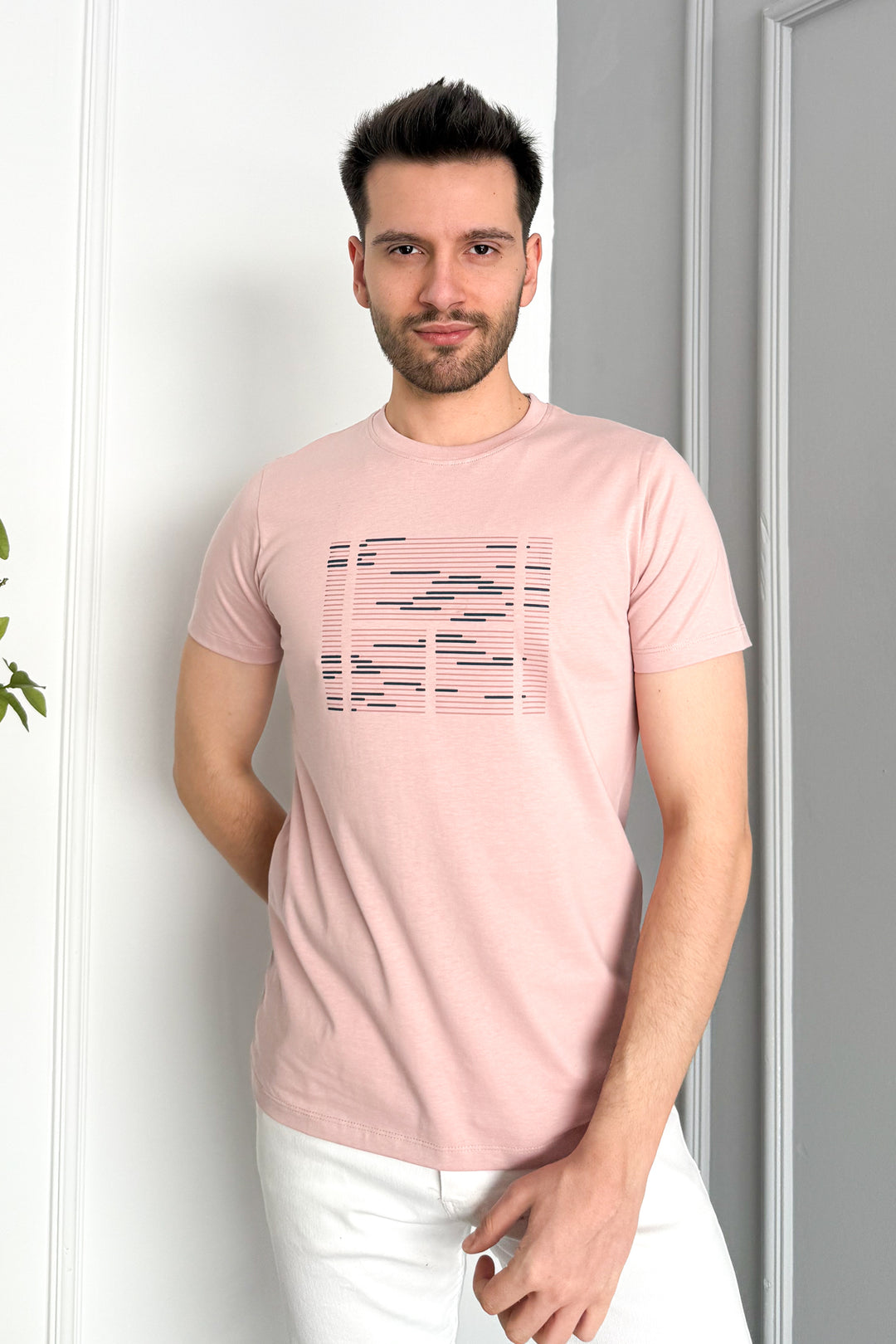 MPL Men's Bicycle Collar Printed T-shirt 3070 - Indianapolis
