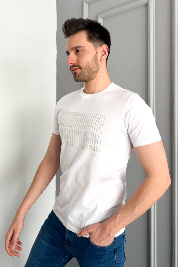 MPL Men's Bicycle Collar Printed T-shirt 3087 - Warren