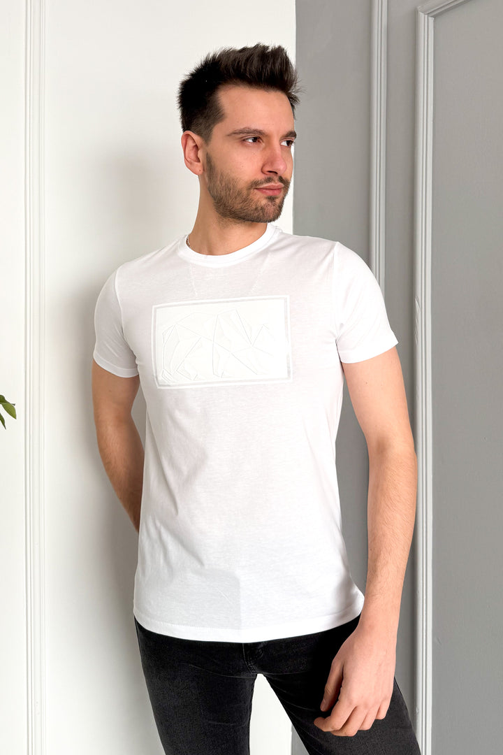 MPL Men's Bicycle Collar Printed T-shirt 3115 - Huesca