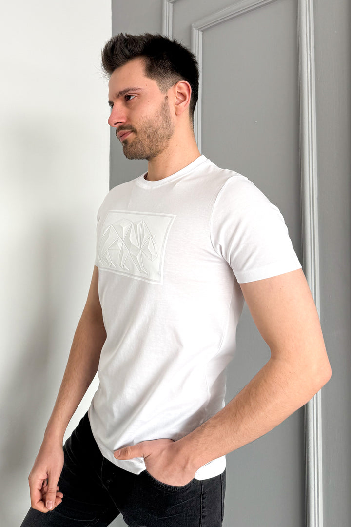 MPL Men's Bicycle Collar Printed T-shirt 3115 - Huesca