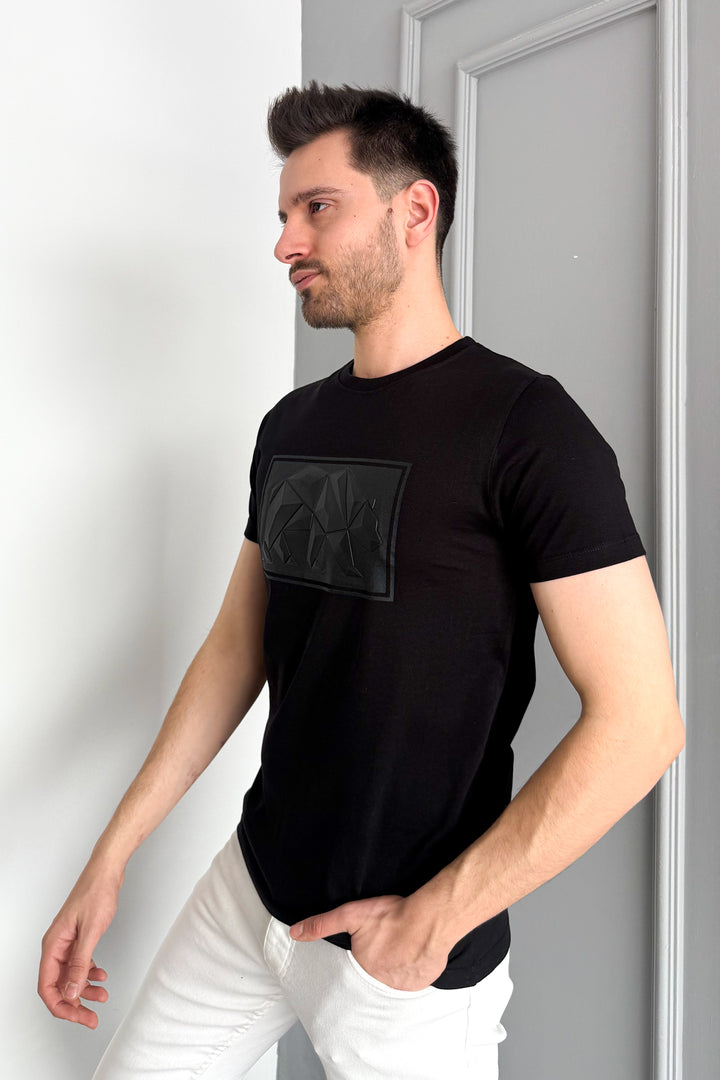 MPL Men's Bicycle Collar Printed T-shirt 3115 - Marino