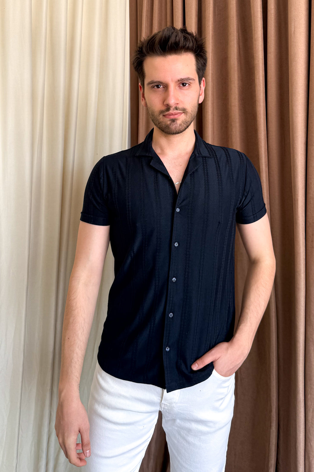 MPL Men's Safari Shirt 3176 - Auxerre