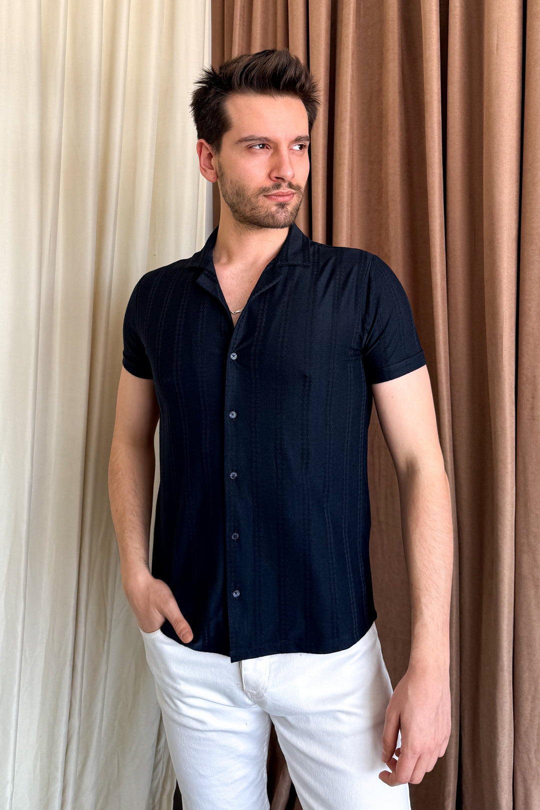 MPL Men's Safari Shirt 3176 - Auxerre