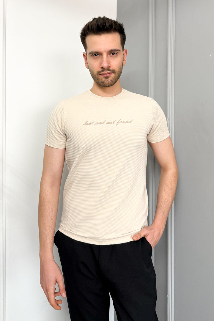 MPL Men's Ottoman Zero Collar T-shirt 3185 - Nocera Inferiore