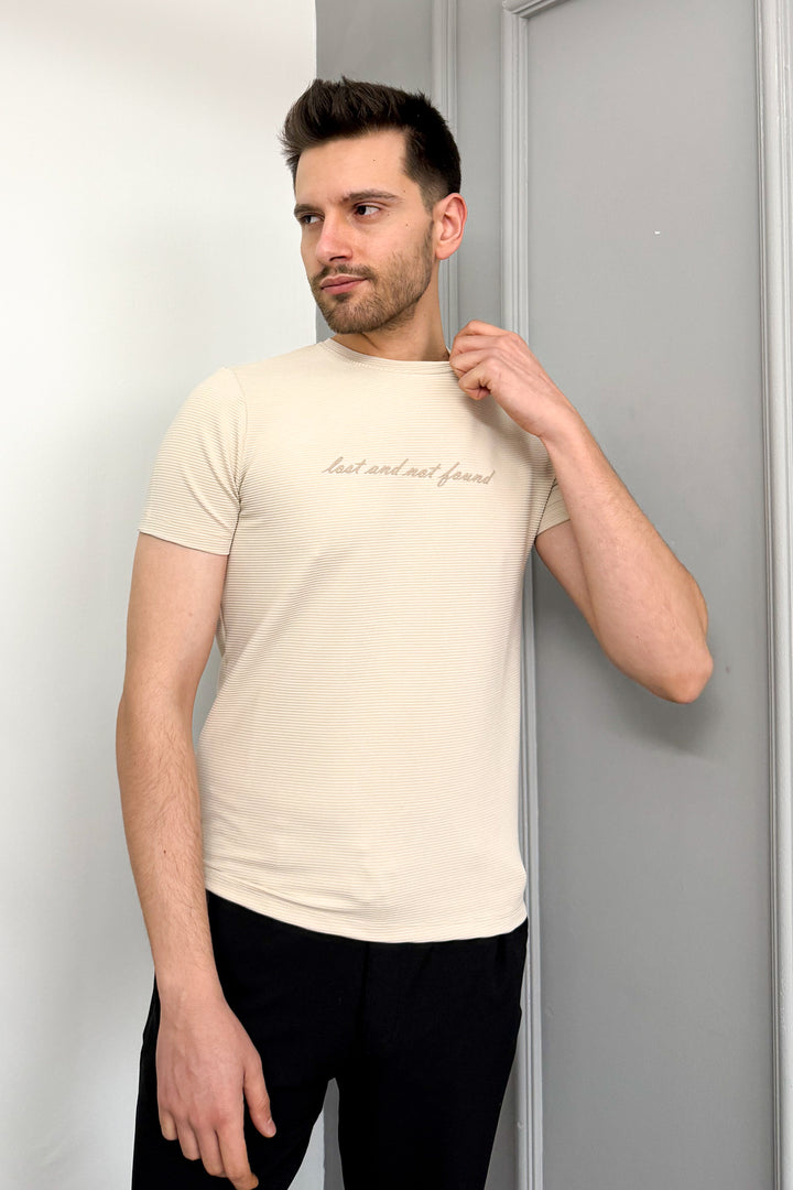 MPL Men's Ottoman Zero Collar T-shirt 3185 - Nocera Inferiore