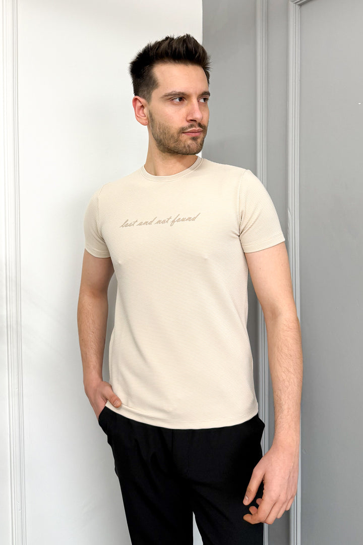 MPL Men's Ottoman Zero Collar T-shirt 3185 - Nocera Inferiore