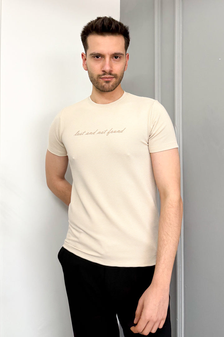 MPL Men's Ottoman Zero Collar T-shirt 3185 - Nocera Inferiore