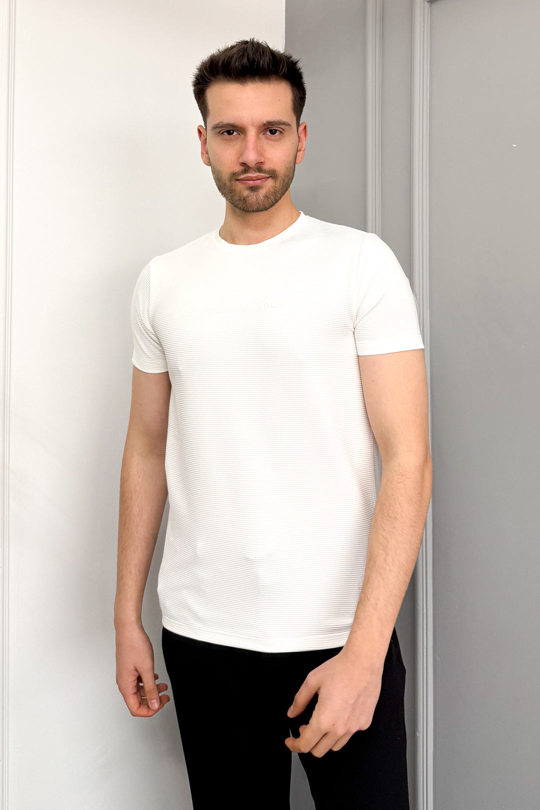 MPL Men's Ottoman Zero Collar T-shirt 3185 - Hamilton