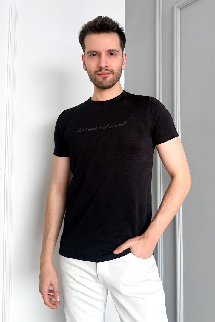 MPL Men's Ottoman Zero Collar T-shirt 3185 - Tecate