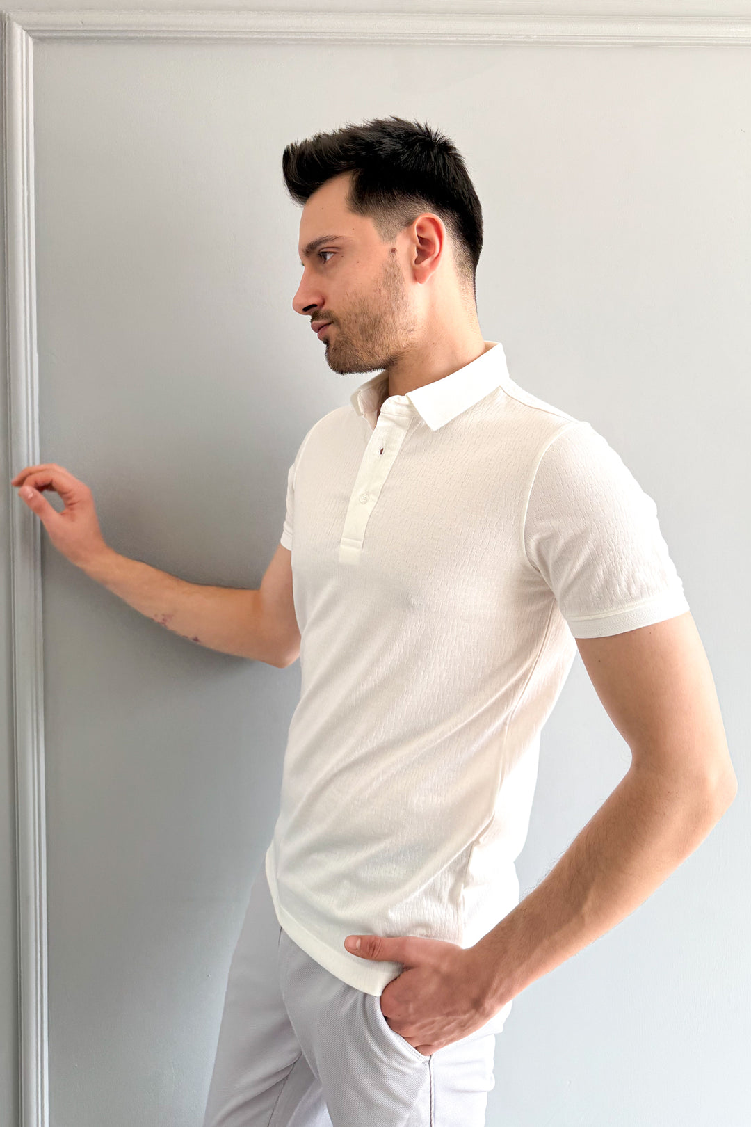 MPL Men's Polo Neck T-shirt 3213 - Pátzcuaro