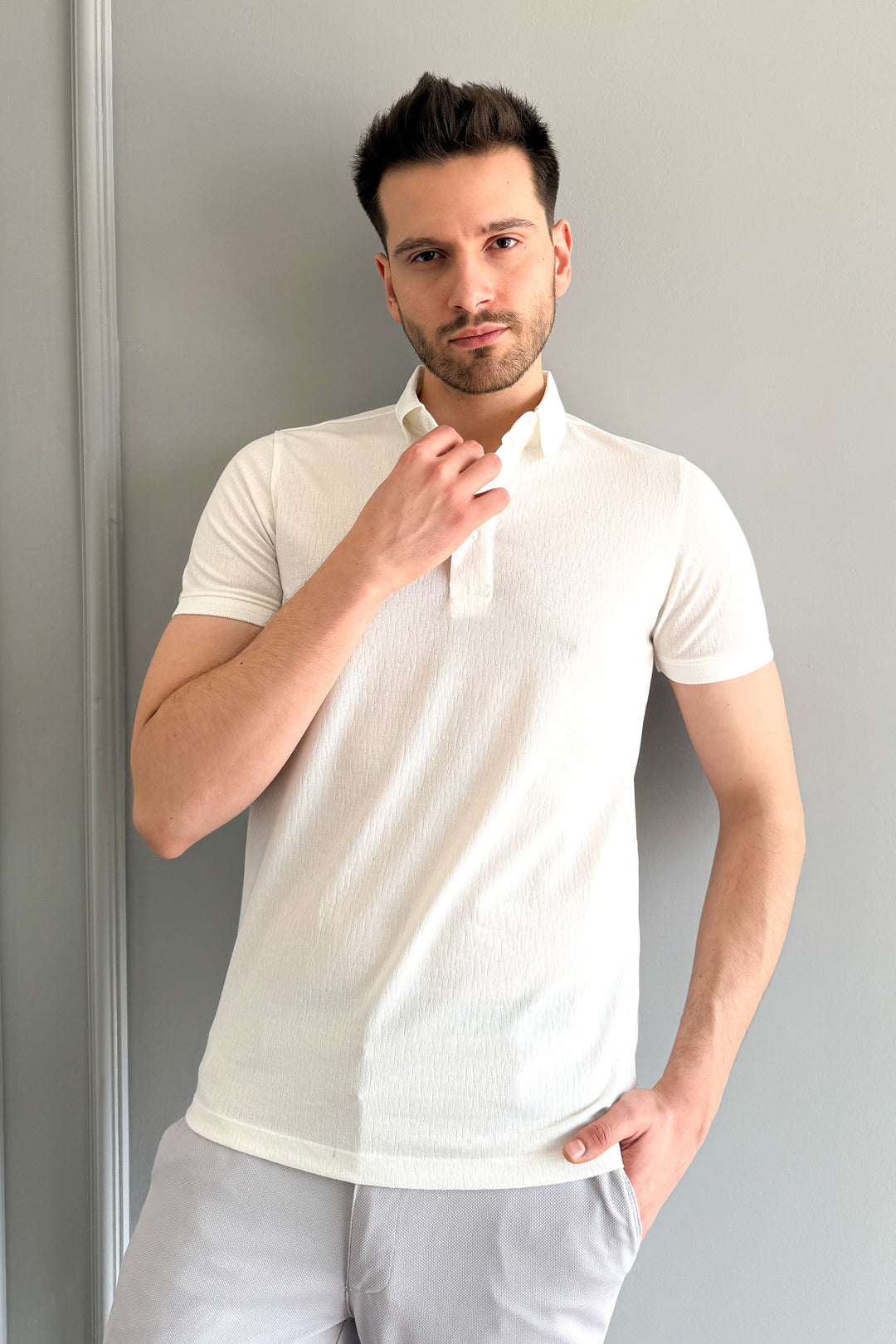 MPL Men's Polo Neck T-shirt 3213 - Pátzcuaro