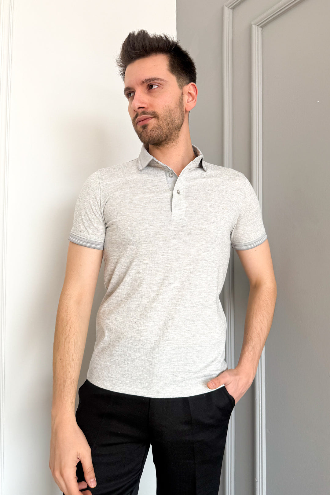 MPL Men's Polo Neck T-shirt 3213 - Steinfurt