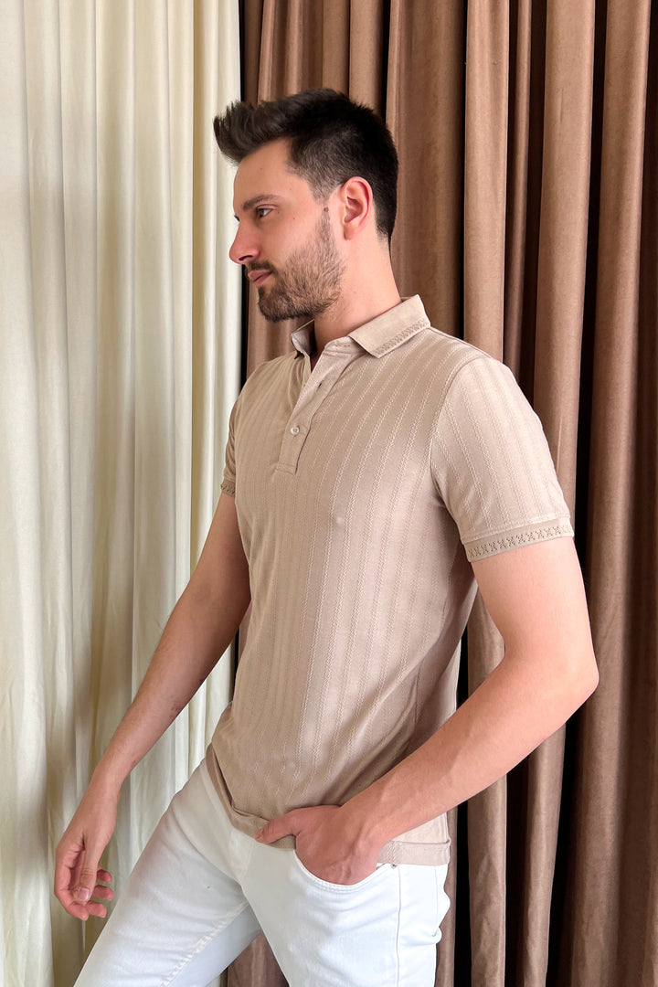 MPL Men's Polo Neck T-shirt 3217 - Huauchinango