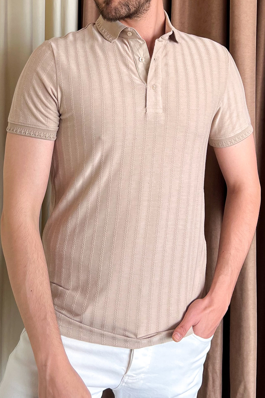 MPL Men's Polo Neck T-shirt 3217 - Huauchinango