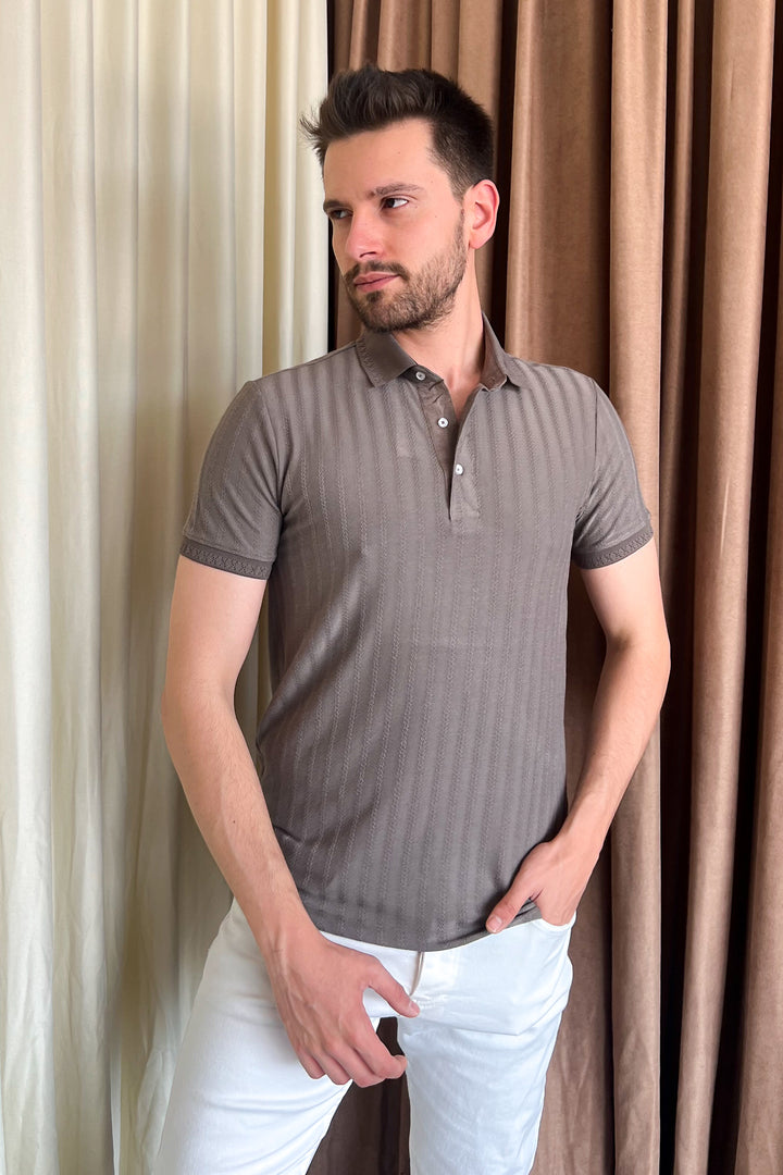 MPL Men's Polo Neck T-shirt 3217 - Vitrolles