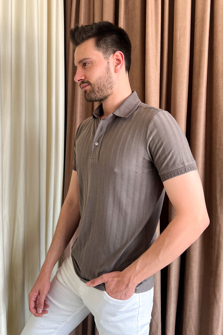 MPL Men's Polo Neck T-shirt 3217 - Vitrolles