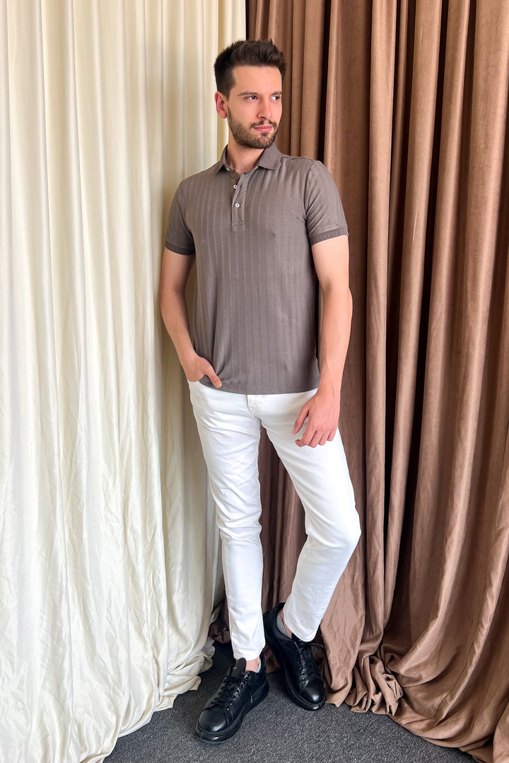MPL Men's Polo Neck T-shirt 3217 - Vitrolles