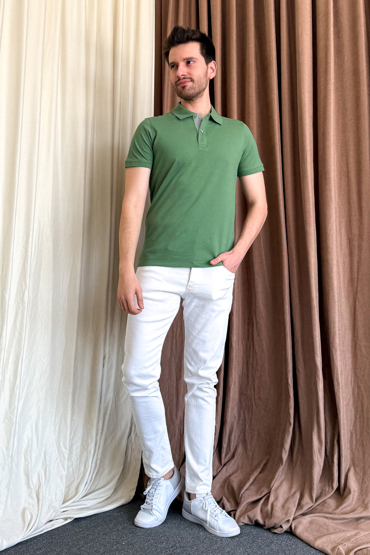 MPL Men's Polo Neck T-shirt 3225 - Victorville