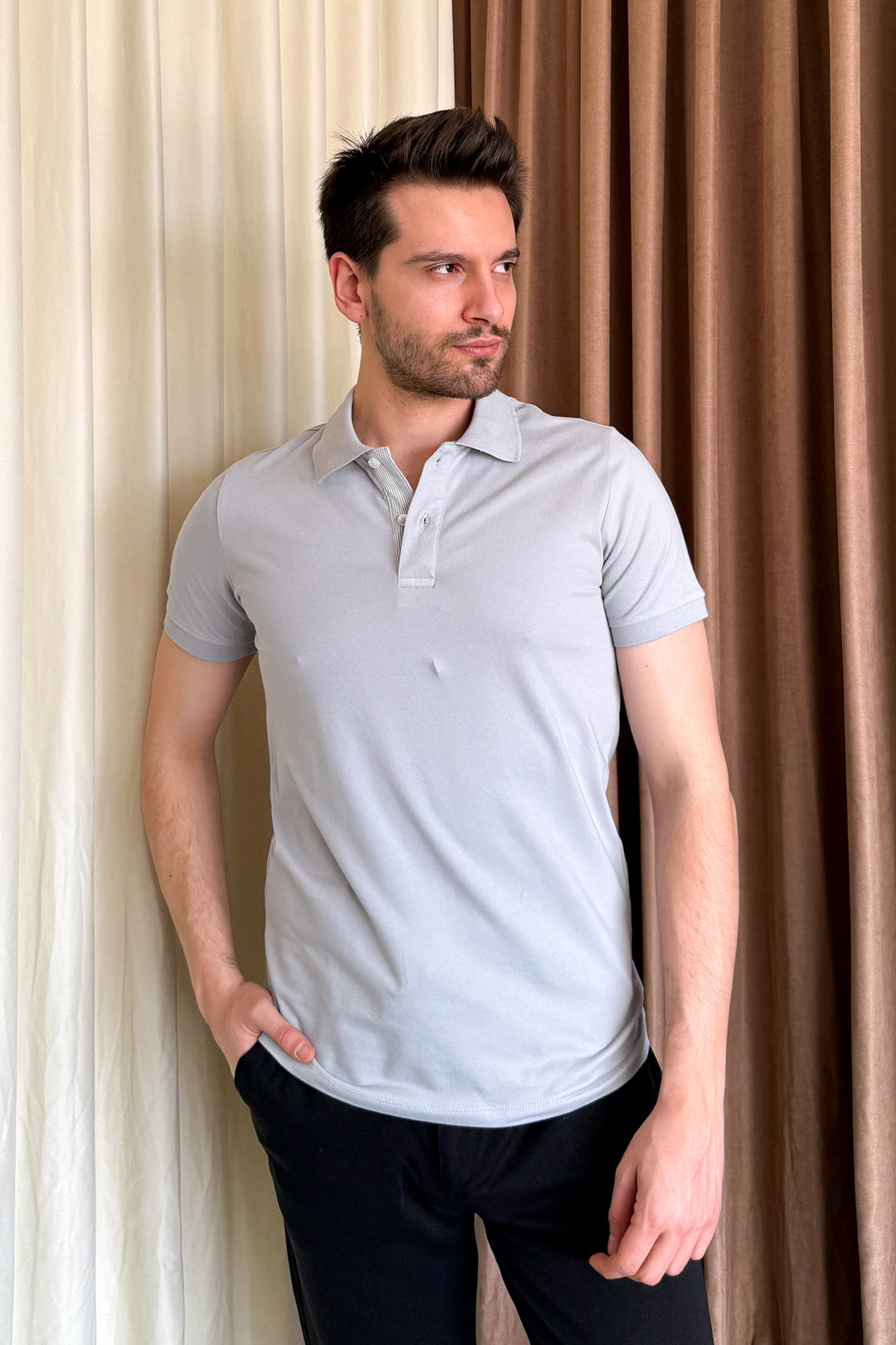 MPL Men's Polo Neck T-shirt 3225 - Altamura