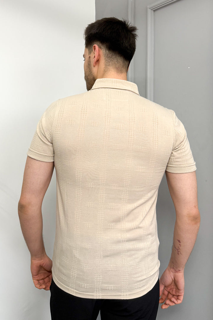MPL Men's Jacquard Polo Neck T-shirt 3227 - Wichita