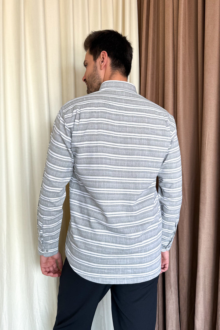 MPL Men's Striped Classic Shirt - Comalcalco