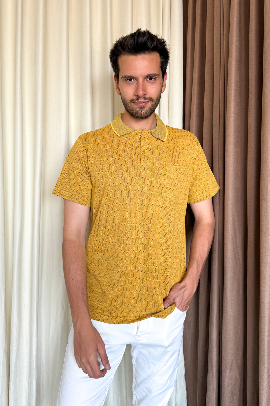 MPL Men's Polo Neck Plus Size Pocket T-shirt - Zevenaar