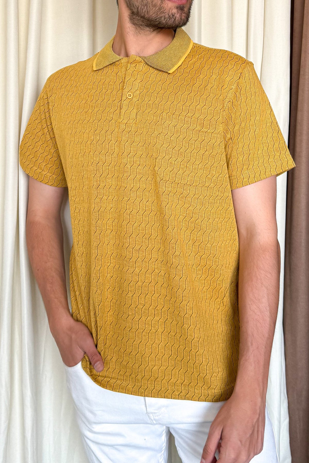 MPL Men's Polo Neck Plus Size Pocket T-shirt - Zevenaar