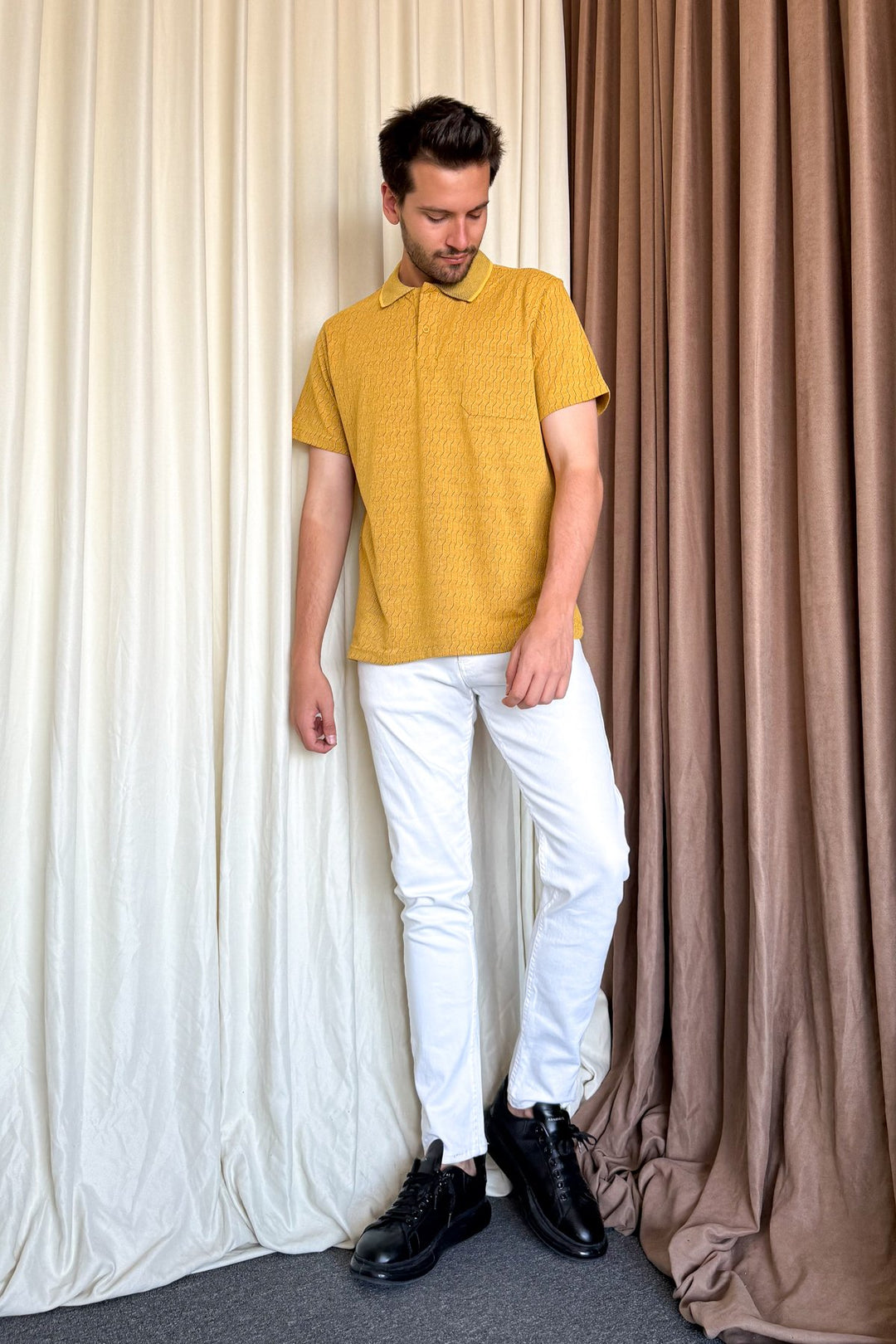 MPL Men's Polo Neck Plus Size Pocket T-shirt - Zevenaar