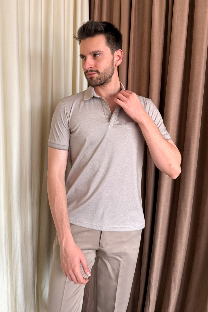 MPL Men's Polo Neck T-shirt 1015 - Esslingen