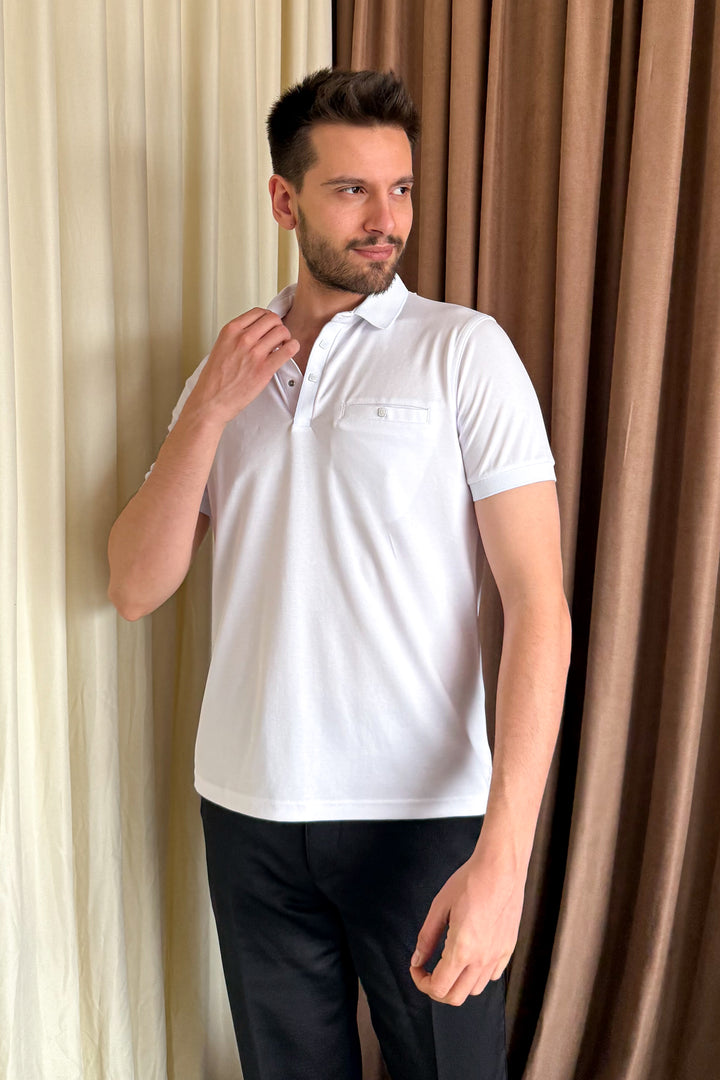 MPL Men's Polo Neck T-shirt 1015 - Gold Coast