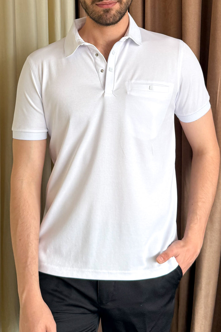 MPL Men's Polo Neck T-shirt 1015 - Gold Coast