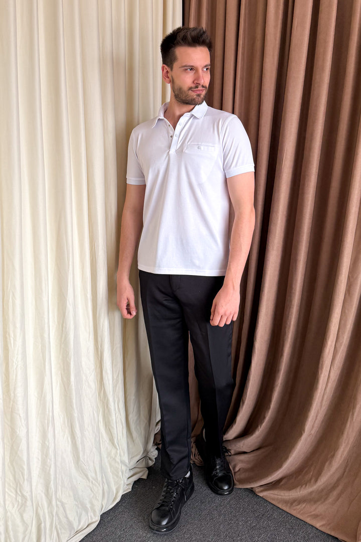 MPL Men's Polo Neck T-shirt 1015 - Gold Coast