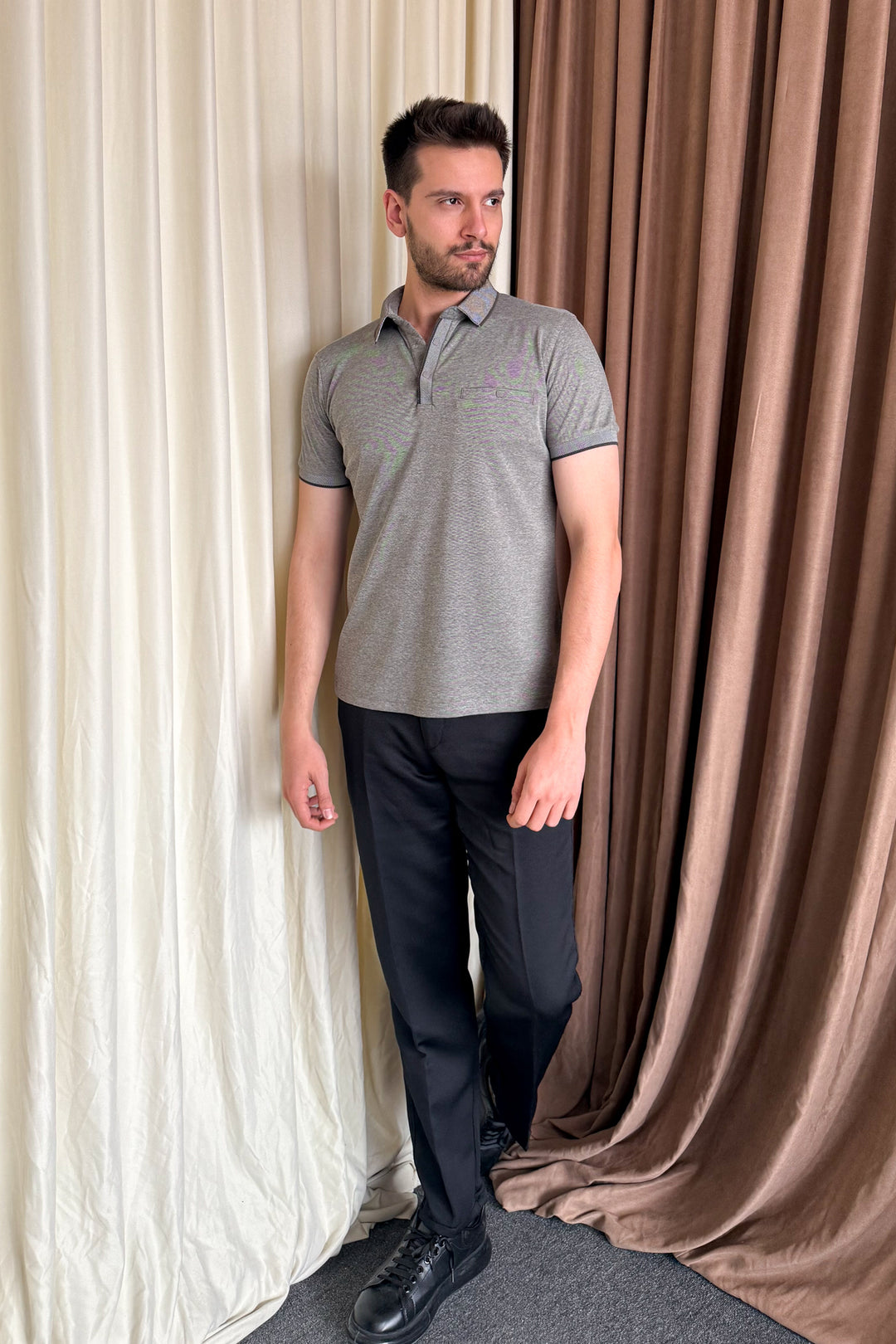 MPL Men's Polo Neck T-shirt 1015 - Fayetteville