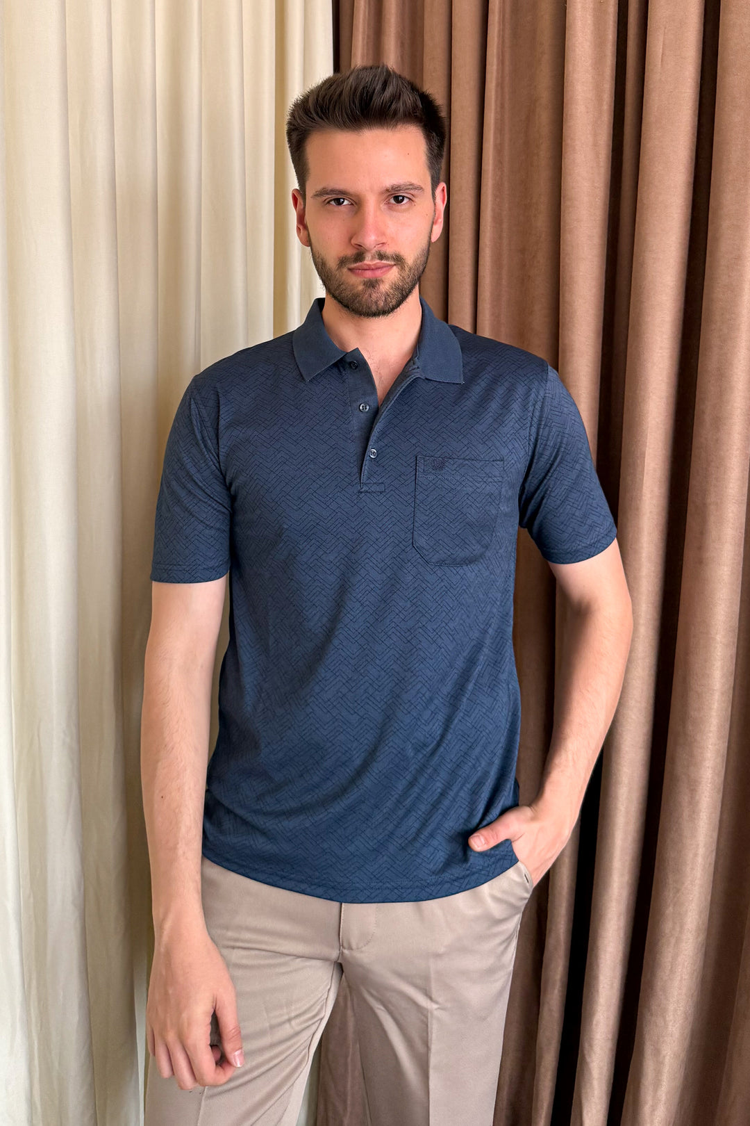 MPL Men's Polo Neck T-shirt 1103 - Huixquilucan