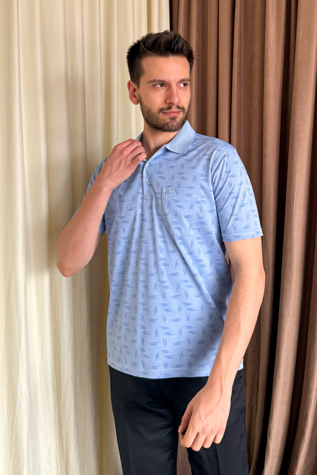 MPL Men's Polo Neck T-shirt 1104 - Moorpark