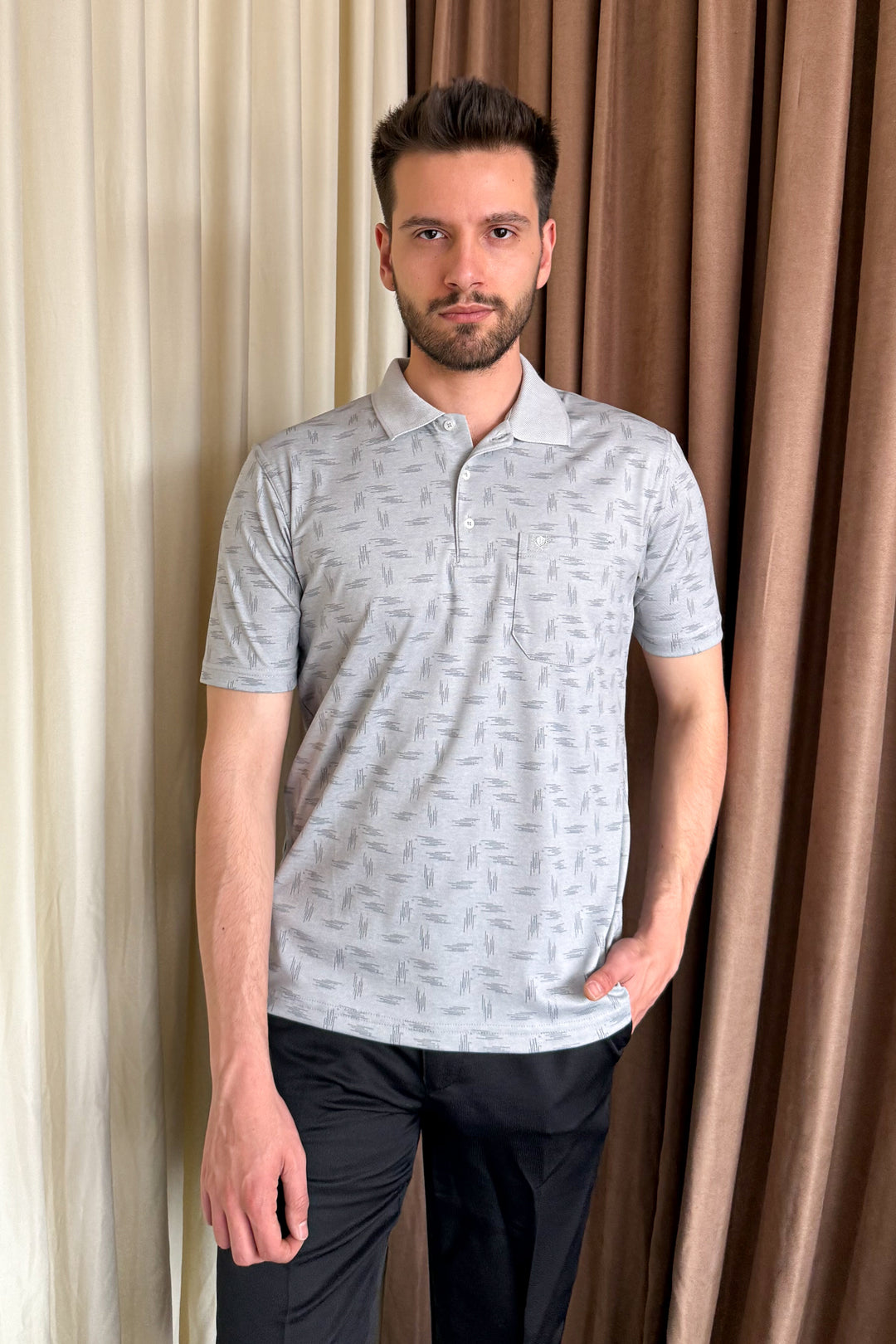 MPL Men's Polo Neck T-shirt 1104 - Fredericksburg