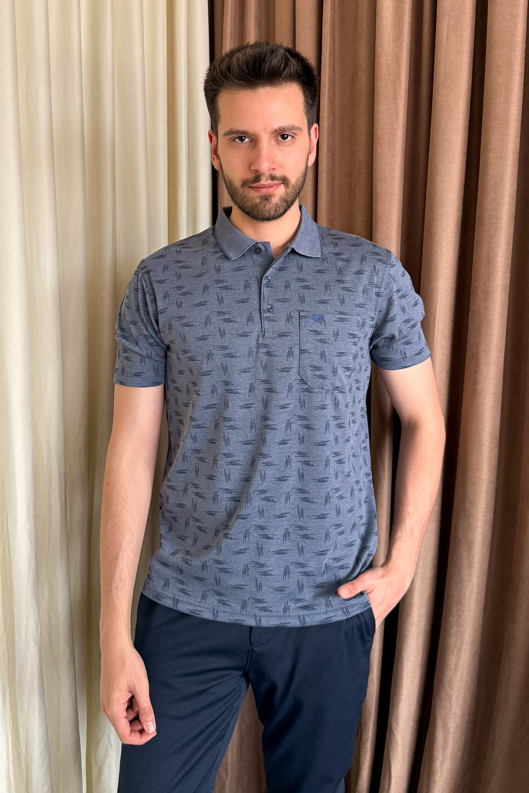 MPL Men's Polo Neck T-shirt 1104 - York