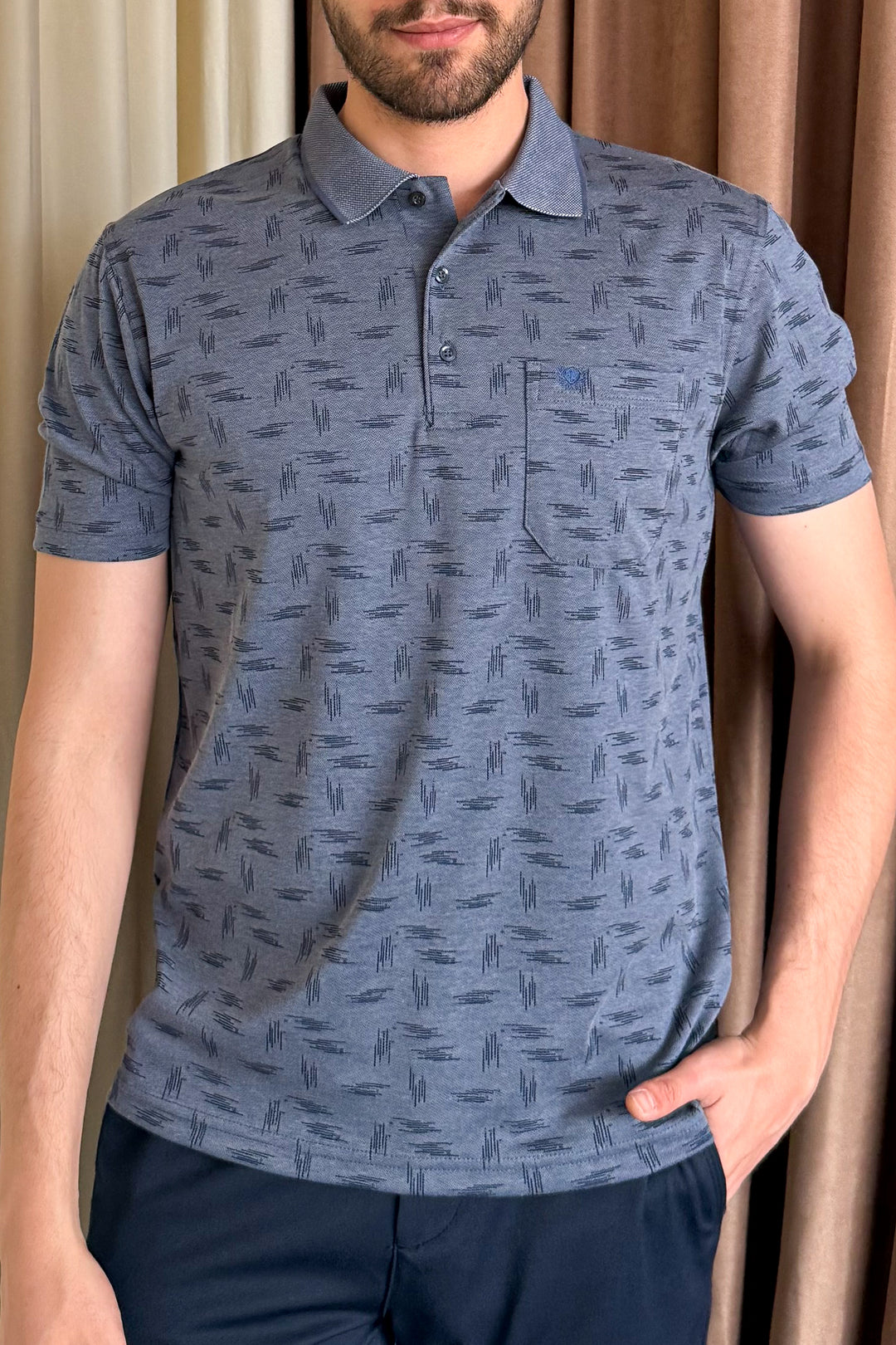 MPL Men's Polo Neck T-shirt 1104 - York