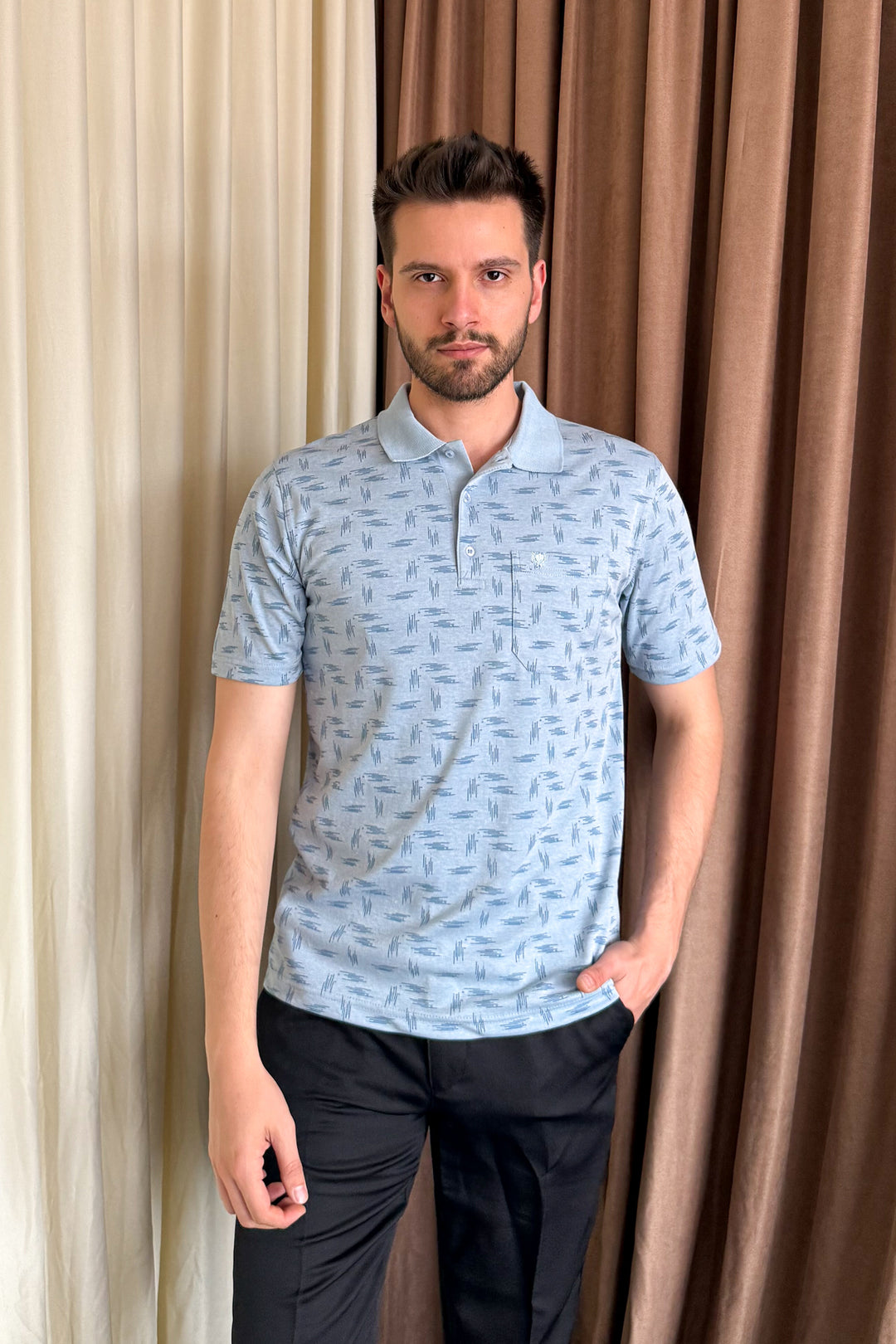 MPL Men's Polo Neck T-shirt 1104 - Chaniá