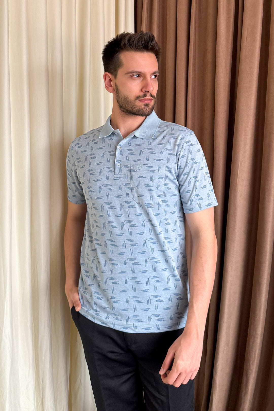 MPL Men's Polo Neck T-shirt 1104 - Chaniá