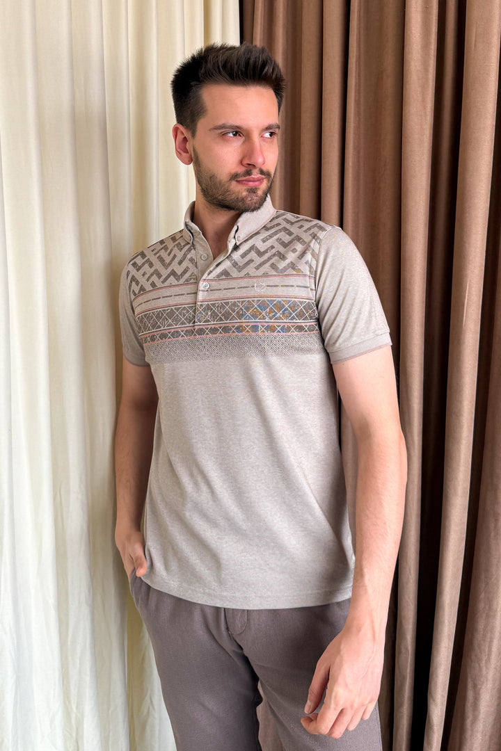 MPL Men's Polo Neck T-shirt 1201 - Dover