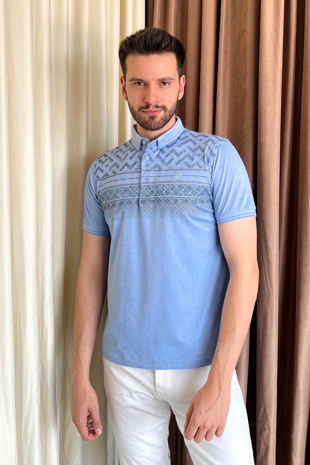 MPL Men's Polo Neck T-shirt 1201 - Crawley