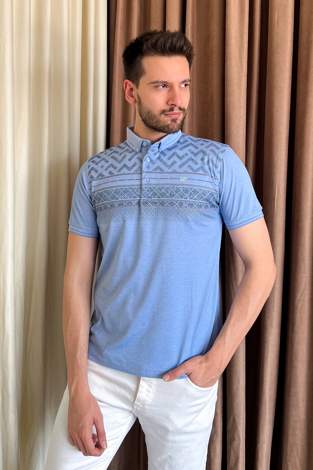 MPL Men's Polo Neck T-shirt 1201 - Crawley