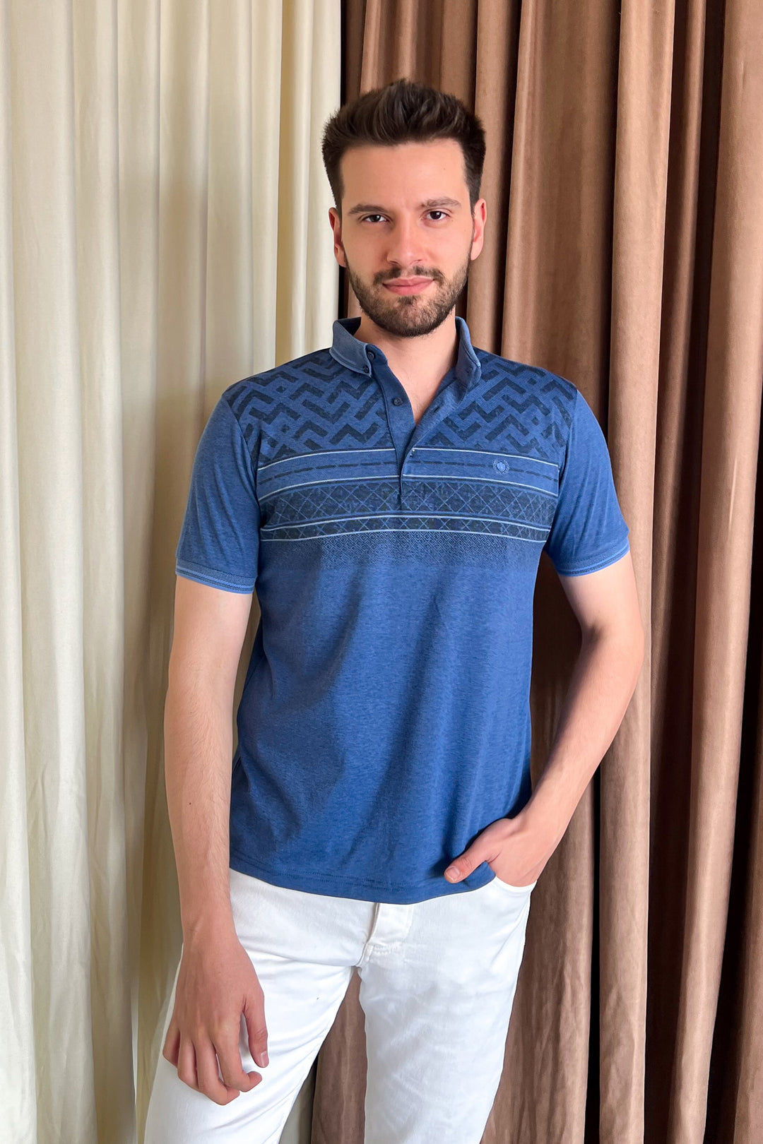 MPL Men's Polo Neck T-shirt 1201 - Acharnés