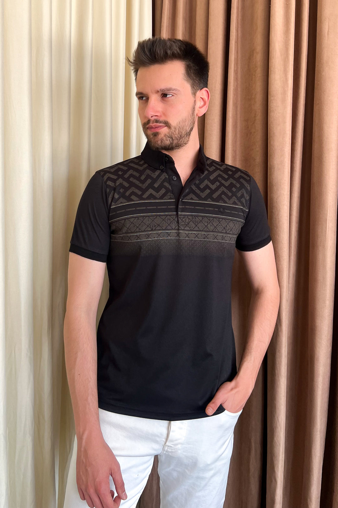 MPL Men's Polo Neck T-shirt 1201 - Livry-Gargan