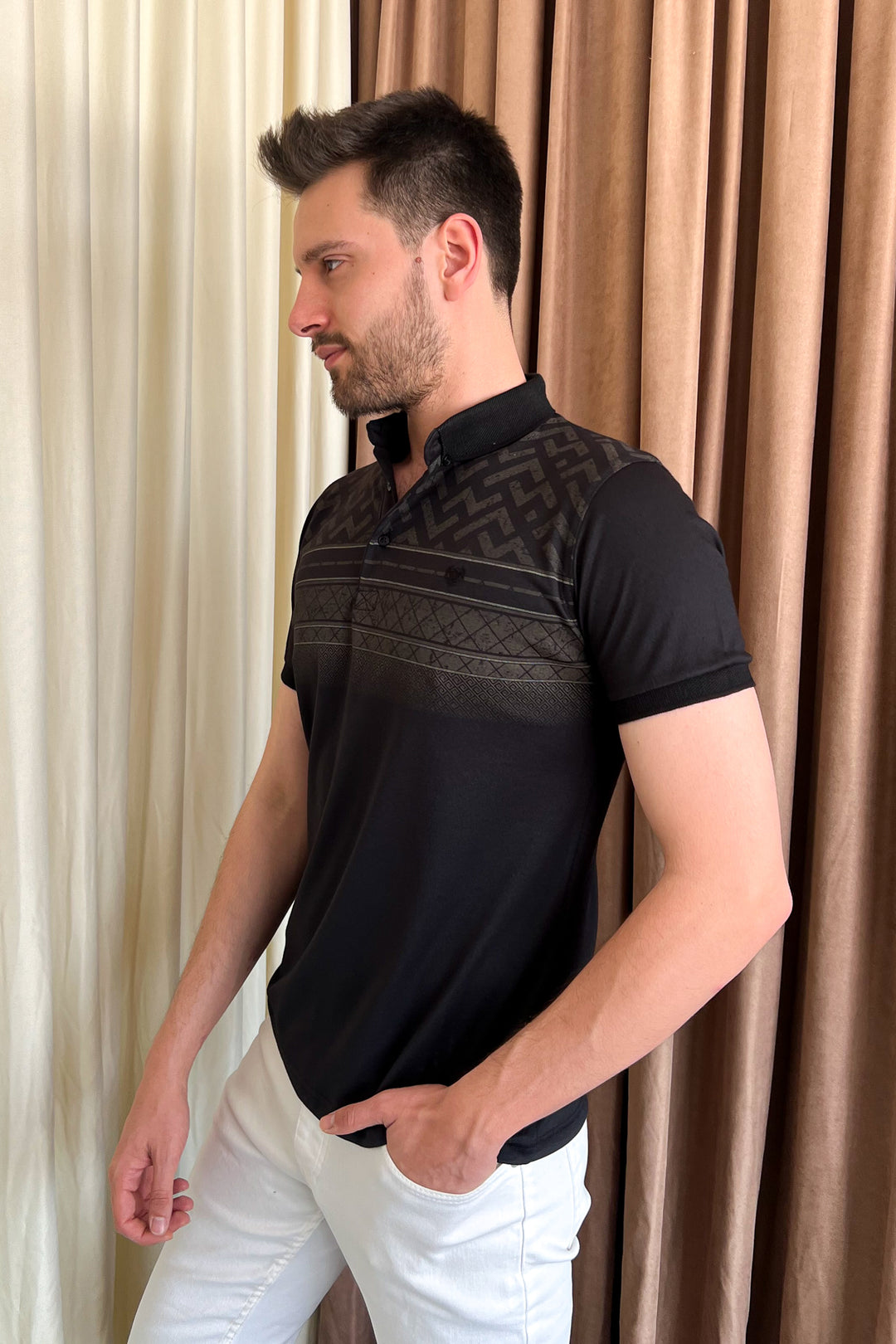 MPL Men's Polo Neck T-shirt 1201 - Livry-Gargan