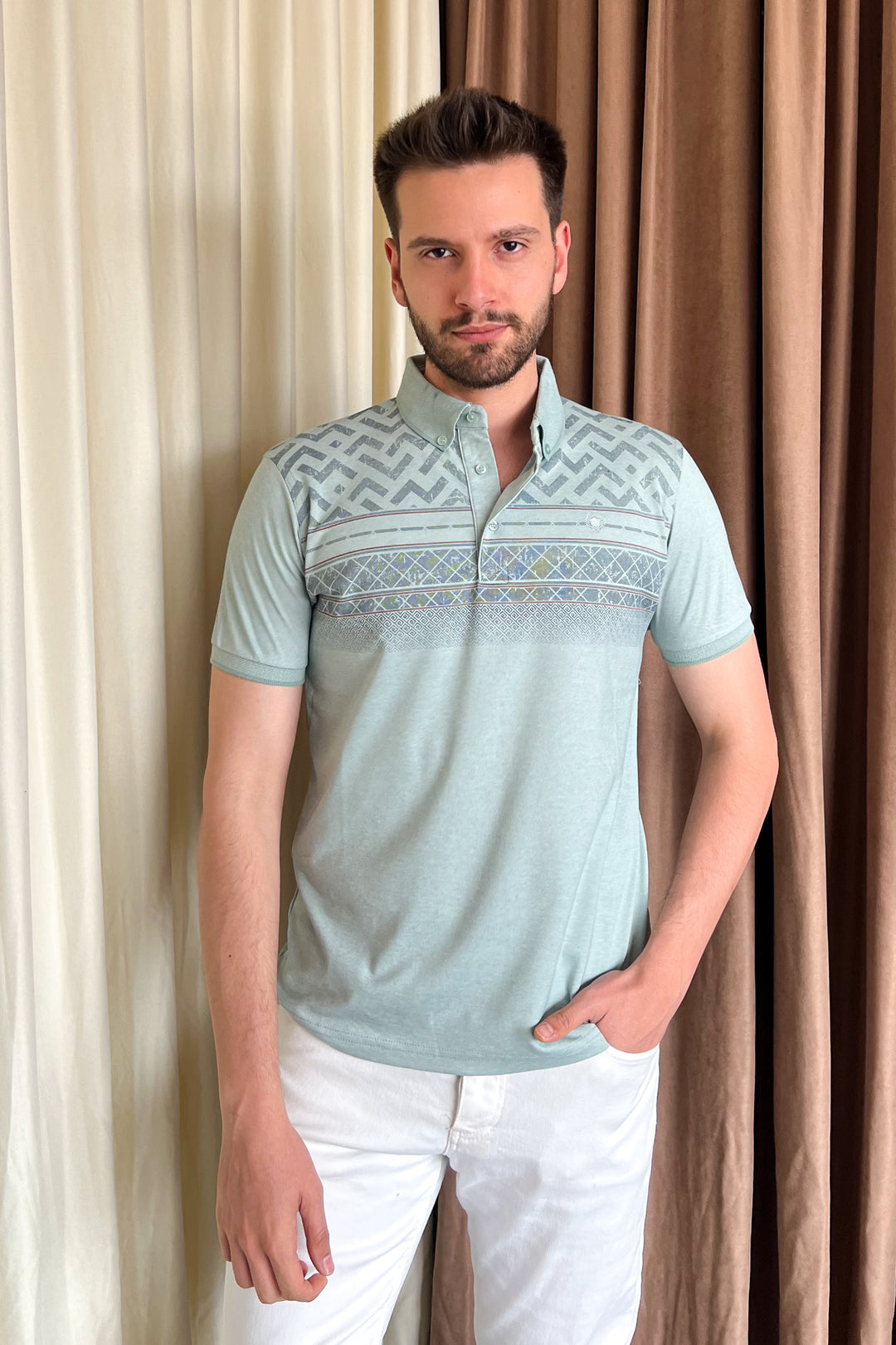 MPL Men's Polo Neck T-shirt 1201 - Izmail